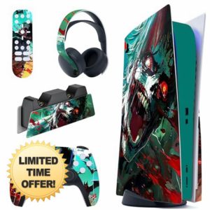 PlayVital Full Set Skin Decal for PS5 Console Disc Edition