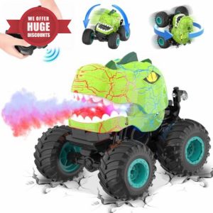Dinosaur Remote Control Monster Truck - Dinosaur Toys for 3 4 5 6 7 8 Year Old Boys