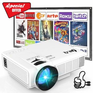 Mini Projector Full HD 1080P Support