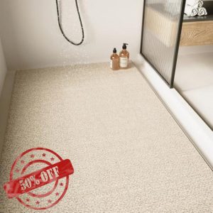 Large Shower Mat - Non Slip Anti Mould
