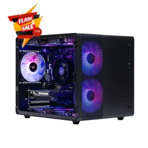 Veno Scorp Gaming PC AMD Ryzen 5 5500 Processor Nvidia RTX 4060 8GB Graphics Card - 16GB 3200MHz Ram - 1TB NVMe SSD - 550W PSU - Windows 11 - WiFi - Cybus 7