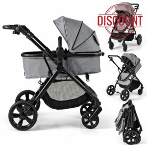 COSTWAY 2 in 1 Baby Pushchair