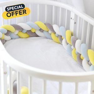 GYWZTJ Braided Cot Bumper