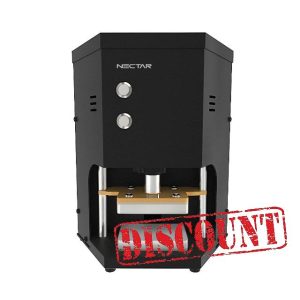 Nectar Hex Press | Electric Rosin Press Kit + 2 Year Warranty | 1.5 Ton Automatic Press with Electrically Controlled Plates