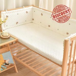 Breathable Crib Bumper Baby Cot Bumpers Anti Collision Padding Cot Anti Collision Bumper Bed Breathable Cot Bumper Padded Cot Bumpers for Cot Bed