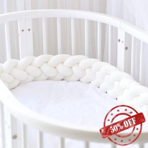 GYWZTJ Braided Cot Bumper