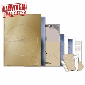 11th Mini Album [GOLDEN HOUR : Part.2] (FOR Ver.) Photobook + Logo Sticker + Ornament + Photocard + Disc + Textcard + Postcard + Folded Poster + 2 Pin Badges + 4 Extra Photocards