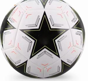 DEJIN 2024/2025 Football training supplies Football fans collectible memorabilia Birthday gifts Regular No. 5 soccer ball With inflatable mouthpiece suitable for Champions League footballs