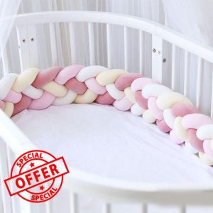 GYWZTJ Braided Cot Bumper