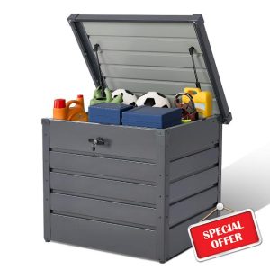 DKIEI 200L Metal Garden Storage Box