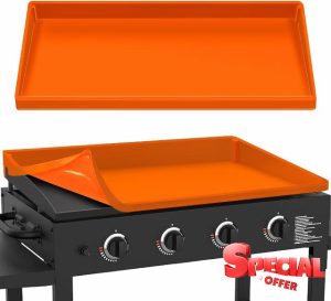 Silicone Griddle Cover Mat for Blackstone: Durable Grill Accessories Full Wrap-Around Griddle Flat Top Cover Food-Grade Protection Grill Buddy Mat (36 in