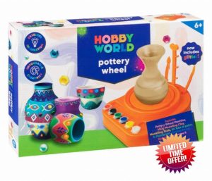 U.saf Hobby World Pottery Wheel for Kids – Complete Pottery Kit
