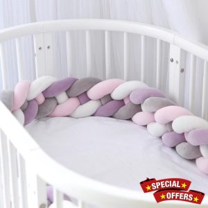 GYWZTJ Braided Cot Bumper