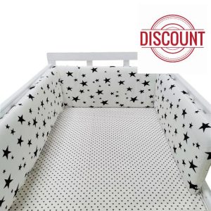 Aocase Cot Bumpers for Cot Bed