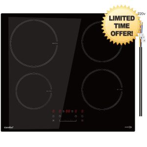 COMFEE Induction Hob 7400 WATT with 4 Zones Induction Stove Built-in induction cooktop
