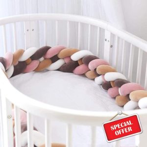 GYWZTJ Braided Cot Bumper