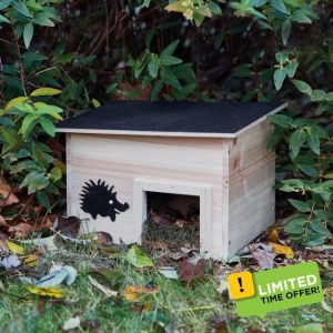 GBS Wooden Hedgehog House
