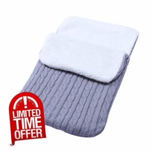 Wifgmjy Baby Fleece Swaddle Blanket Newborn Baby Swaddle Wrap Infant Winter Warm Knitted Swaddle Baby Girls Boys Stroller Baby Accessorie