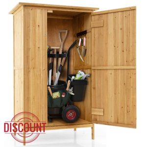 COSTWAY Wooden Garden Shed