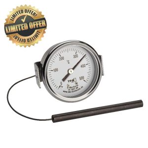 TFA Dostmann Analogue Stainless Steel Thermometer up to 500 °C