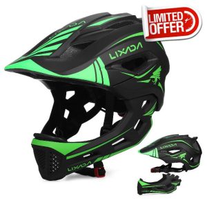 Taruor Kids Full Face Helmet Detachable Children Sports Safety Bike Helmet Protective Gear for Cycle Skateboarding Roller Skating Scoote