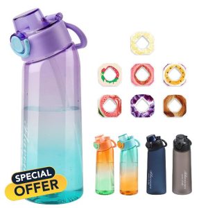 Metyniete Air Water Bottle with 7 Flavour Pods