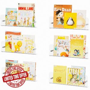 Lifewit Nursery Bookshelf 6 Pack