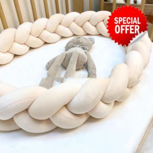 GYWZTJ Braided Cot Bumper