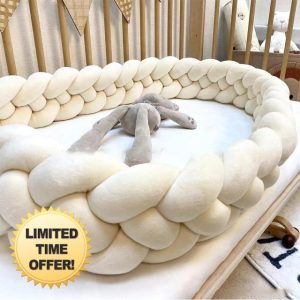 GYWZTJ Braided Cot Bumper