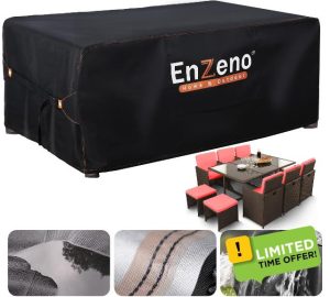 Enzeno Outdoor Garden Furniture Covers Waterproof with Air Vent
