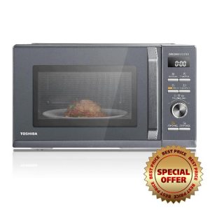 Toshiba 25L Solo 900W Microwave Oven in a Stunning Sleek Morandi Grey Colour. With Origin Inverter
