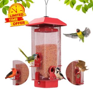 Metal Bird Feeder for Wild Birds
