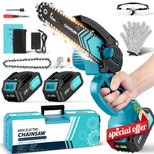 Mini Chainsaw Cordless 6 Inch