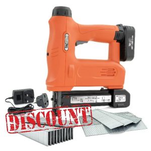 Tacwise 1701 Master Nailer 191 Cordless 20V Staple/Nail Gun with 1000 Staples and 2000 Nails