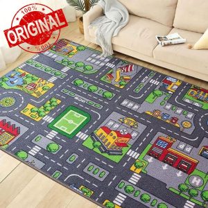 Road Traffic System Kid's Floor Carpet