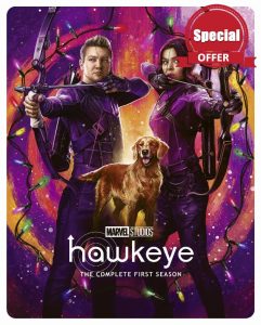 Marvel Studios Hawkeye Season 1 4K UHD Steelbook (Disney+ Original) (includes artcards) [Region Free]