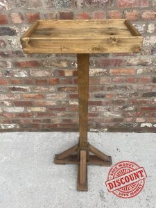 Wild Bird Table Outdoor Wooden Bird Feeder Large Platform Open Top Free Standing