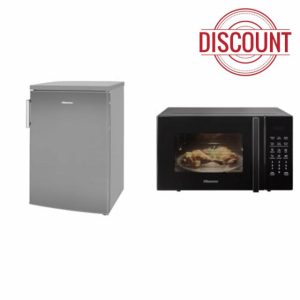 Hisense RL170D4BCE 133L Under Counter Larder Fridge with LED Lighting 56 × 84.5 × 57.5 cm (W×H×D)