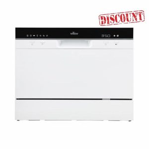 Willow WTTD6W 55cm Tabletop Dishwasher with 6 Place Settings
