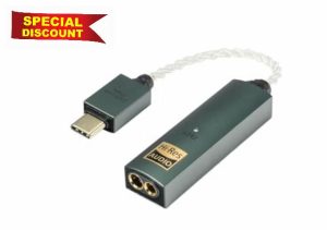 iFi audio Go Link Max - Portable Headphone Amp/DAC Dongle USB-C to 3.5/4.4mm - Plug and Play Hi-res Audio with Dynamic Range Enhancement - PCM 384kHz/DSD256