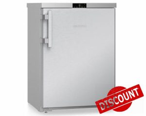 Liebherr Plus FNsddi1624 60cm Wide Frost Free Undercounter Freestanding Freezer - 4 Freezer Compartments - 93 Litre Capacity - LED Compartment Lighting - Suitable for Outbuildings -Stainless Steel            [Energy Class D]