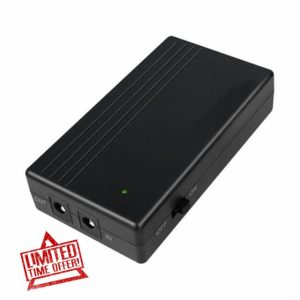 HOHOVYVY 7800MAh UPS Mini uninterruptible power supply Portable battery backup 24W 12V 2A