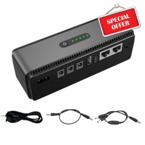 Router Battery Supply | 10400 Mah Backup Battery Supply - Backup Battery Supply