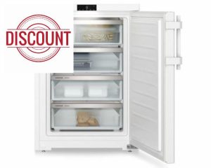 Liebherr Plus FNDI1624 92 Litre Capacity Frost Free LED Display Under Counter Freestanding Freezer (Height) 85 x 60 (Width) x 61 (Depth) cm - White - Suitable for Outbuildings            [Energy Class D]