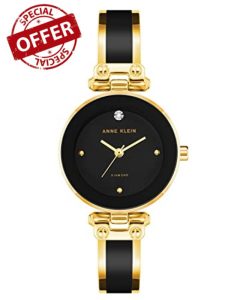 Anne Klein Women's Genuine Diamond Dial Bangle Watch