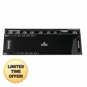 ROBUST Number Registration Plate Jig Spacing Kit 4d 3d for Standard UK Plates 520 X 111mm