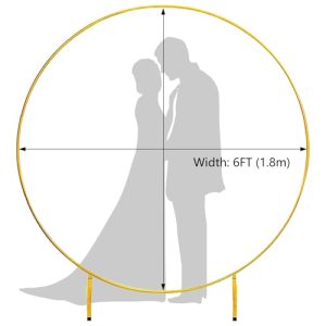 1.8M Metal Balloon Arch Stand with Base