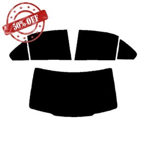 Window-Tint.co.uk Pre Cut Window Tint for Mercedes C Class 4-door Saloon - 2008 to 2014 (W204) - Rear Windows 20% Dark Smoke