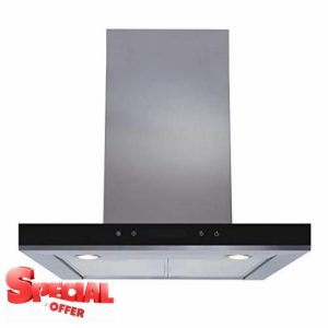 SIA LIN71SS 70cm Stainless Steel Linear LED Touch Control Cooker Hood Extracto