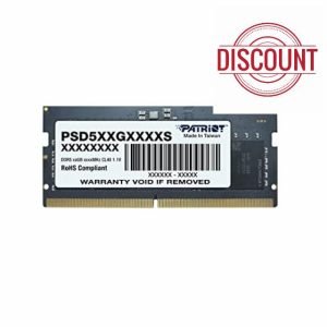 Patriot Signature DDR5 RAM 32GB (1X32GB) 5200MT/s CL42 SODIMM Laptop/Notebook Memory Module - PSD532G52002S